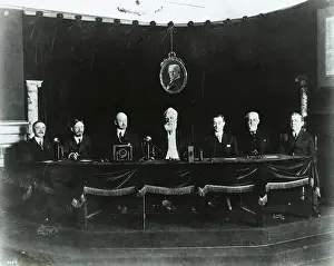Ceremony Prints: Alexander Bell with Group at Ceremony