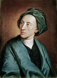 Alexander Pope Portrait -- Painting