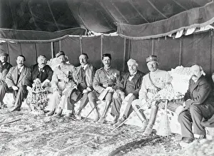 Alexandre Millerand Resting with Colleagues
