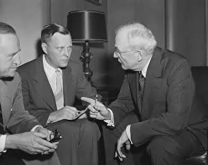 Alexis Johnson Speaking with John Foster Dulles
