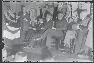 Rhetoric Prints: Alfred E. Smith Delivering Speech