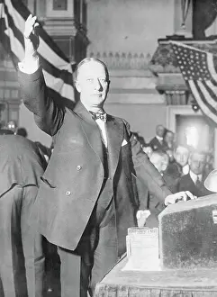 Troy Prints: Alfred E. Smith Gesturing