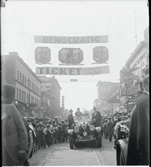 Alfred E. Smith Parading in Montana