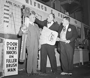 Alfred Fuller Holding a Brush
