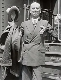 Alfred P. Sloan Arriving in Los Angeles