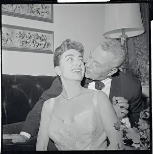 Alfred Steele Kissing Joan Crawford