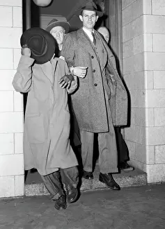 Department Prints: Alger Hiss Handcuffed to Receive Sentence