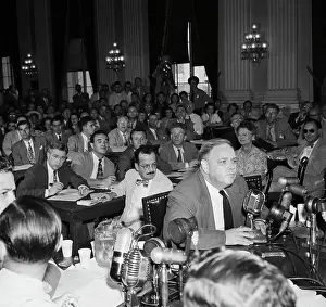 Witness Prints: Alger Hiss Listening To Whittaker Chambers
