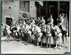 Algerian Cavalry Saluting with Their Swords