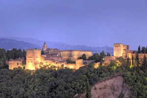 Images Dated 9th August 2011: Alhambra Palace complex, Granada, Spain