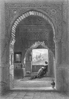 Palace Prints: Alhambra Palace, Granada, Spain