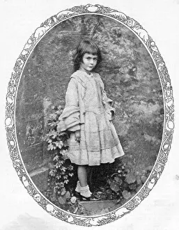 Decorative Border Prints: Alice Liddell, the Original Alice In Wonderland