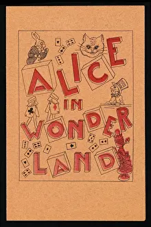 Cards Prints: Alice in Wonderland Playbill