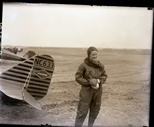 Biplane Prints: Alicia Patterson Stands Behind Biplane