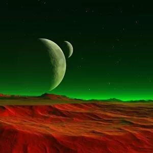 Images Dated 1st December 2018: Alien planet, artwork