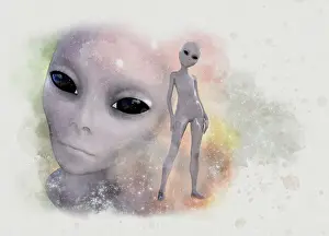 Sci Fi Prints: Aliens, illustration