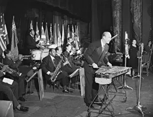 Saxophone Prints: All American Jazz Band Performing Concert