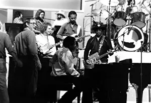 Acr071653 Prints: All Star Band Rehearsal
