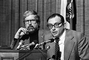 Sirhan Prints: Allard K. Lowenstein With Paul Schrade Speaking at News Conference