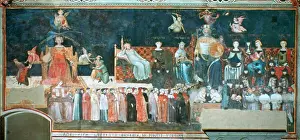 Italian Prints: Allegory of the Good Government, 1338-1340. Artist: Ambrogio Lorenzetti
