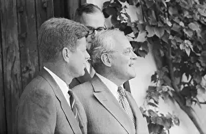 Intelligence Specialist Prints: Allen Dulles and President Elect Kennedy
