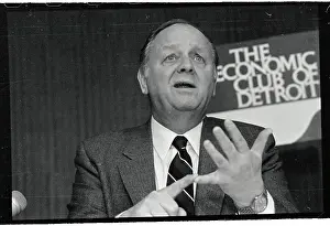 Allen E. Murray Chairman of Mobil Corp. During a Press Conference