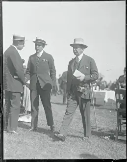 Allen Pinkerton and August Belmont Shaking Hands