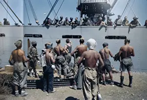Wwii Prints: ALLIED INVASION OF SICILY DURING WWII