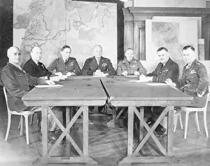 Allied Prints: Allied Supreme Command at Headquarters