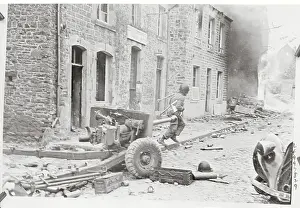 Normandy Prints: Allied Troops Confront Tough German Resistance in Normandy