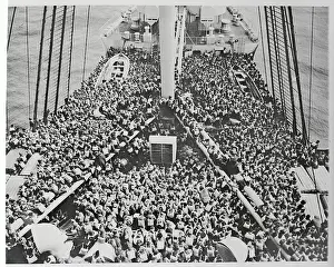 Allied Troops on the Queen Mary