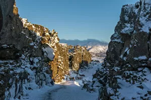 Snowcapped Gallery: Allmannagja Gorge, Thingvellir, Iceland
