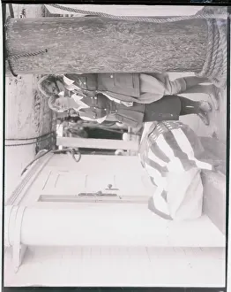Grief Prints: Aloha Wanderwell with Husband's Casket