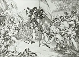 Alonso de Ojeda Proposing March to Men