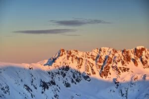 Images Dated 31st March 2015: Alpenglow on Pirin mountain, Europe, Bulgaria