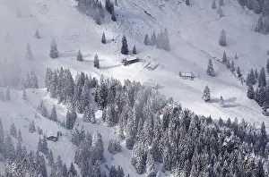 Mangfall Mountains Prints: Alpine huts on Mt Wendelstein, Mangfall mountains