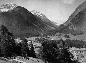 World Europe T Prints: Alpine Town