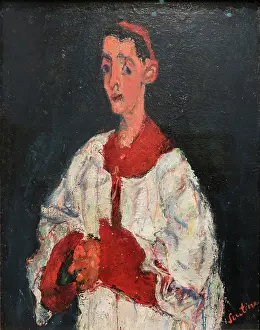 Chaim 1893 1943 Prints: Altar Boy (Enfant De Ch?Ur)