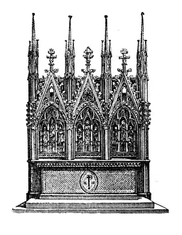 Order Prints: Altar of the Church of St. Elizabeth at Marburg