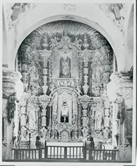 Tucson Prints: Altar of the San Xavier Del Bac Mission