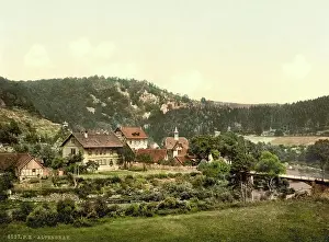 Harz Prints: Altenbrak, district of the town of Thale in the Harz Mountains