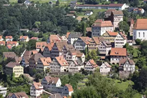 Scape Prints: Altensteig, Black Forest mountain range, Baden-Wuerttemberg, Germany, Europe