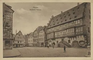 Czechia Prints: Altstaedter Rathaus in Hanau, Hesse