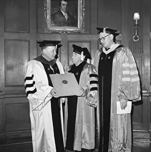 Mortarboard Prints: Alvar Aalto Receiving Honorary Degree