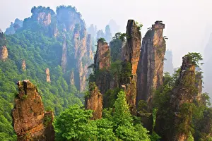 Amazing scenary of Prince (Tianzi) mountain, China