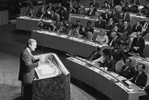 Ambassador George Bush Addressing United Nations