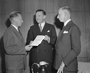Receiving Prints: US Ambassador Lodge and Dag Hammarskjold