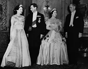 George Vi Prints: Ambassador and Mrs. Joseph P. Kennedy at the American Embassy