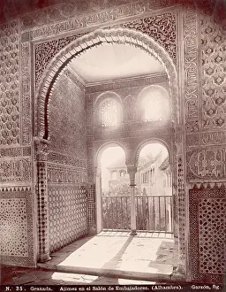 Balcony Prints: Ambassador's Room in Alhambra Palace