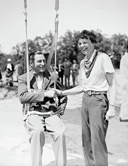Congratulating Prints: Amelia Earhart Congratulates Eugene Vidal